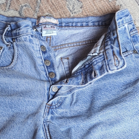GUESS x Georges Marciano Women's Blue Jean Shorts - Picture 2 of 8